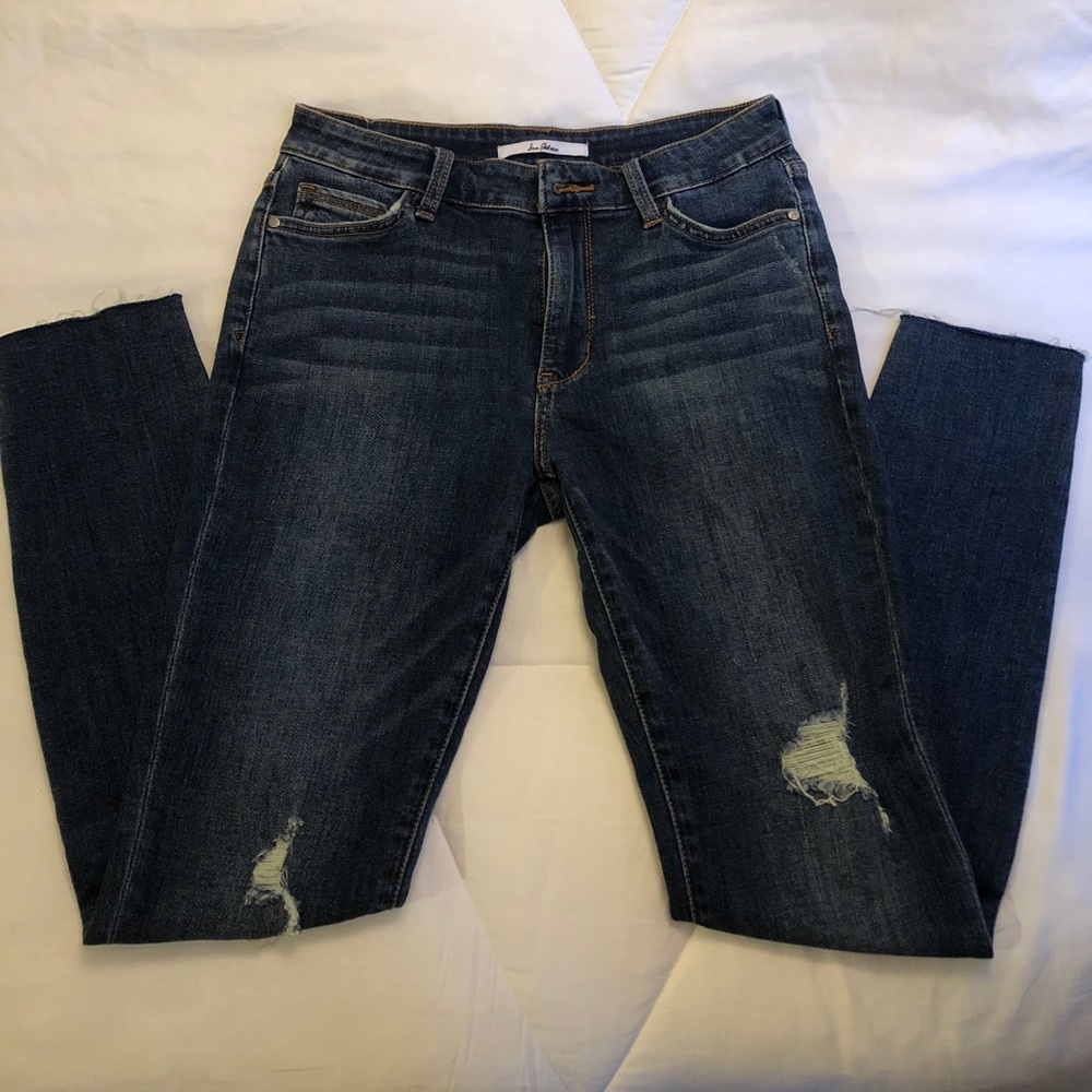 Sam Edelman The Kitten mid rise crop jeans